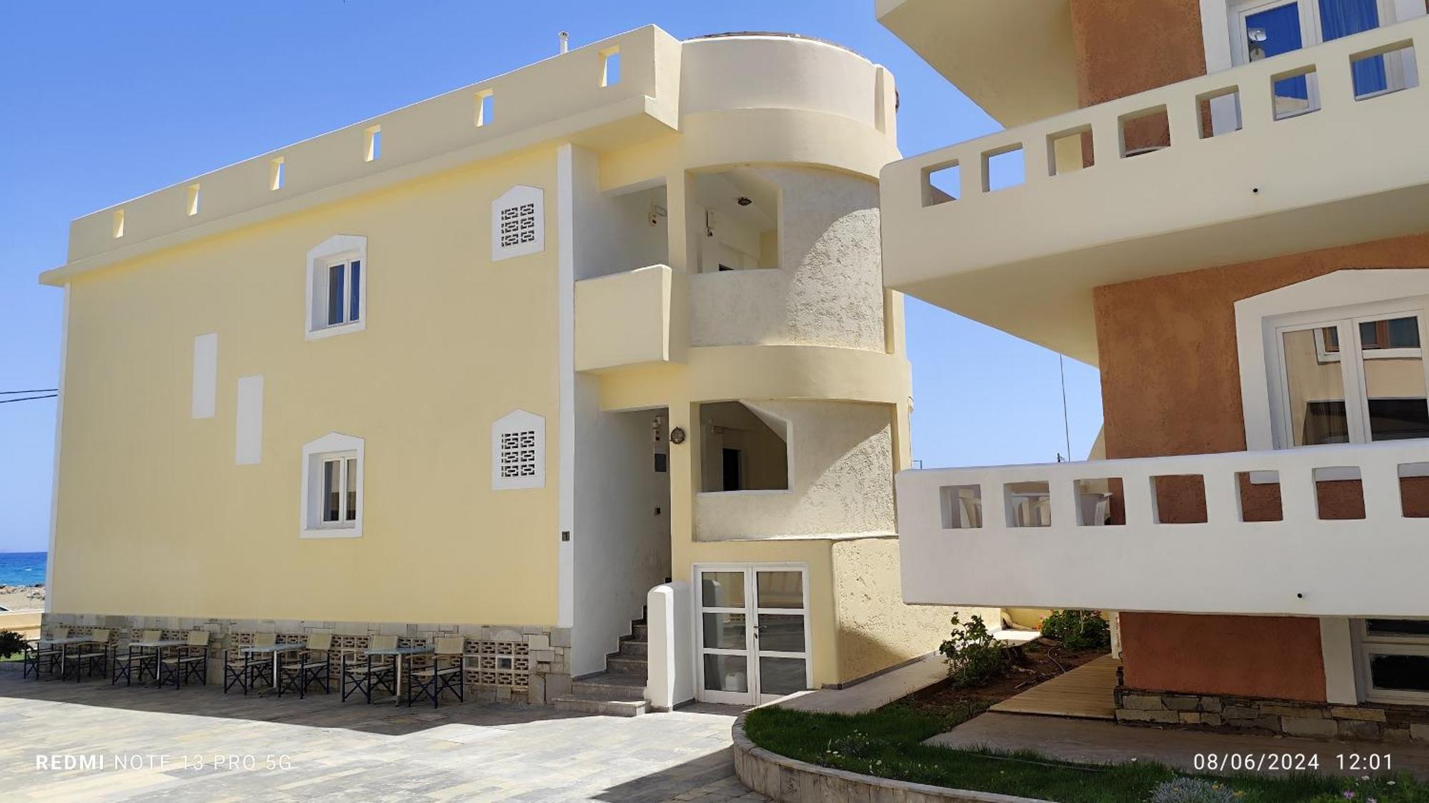 Niros Beachfront Aparthotel Kokkini Hani Buitenkant foto