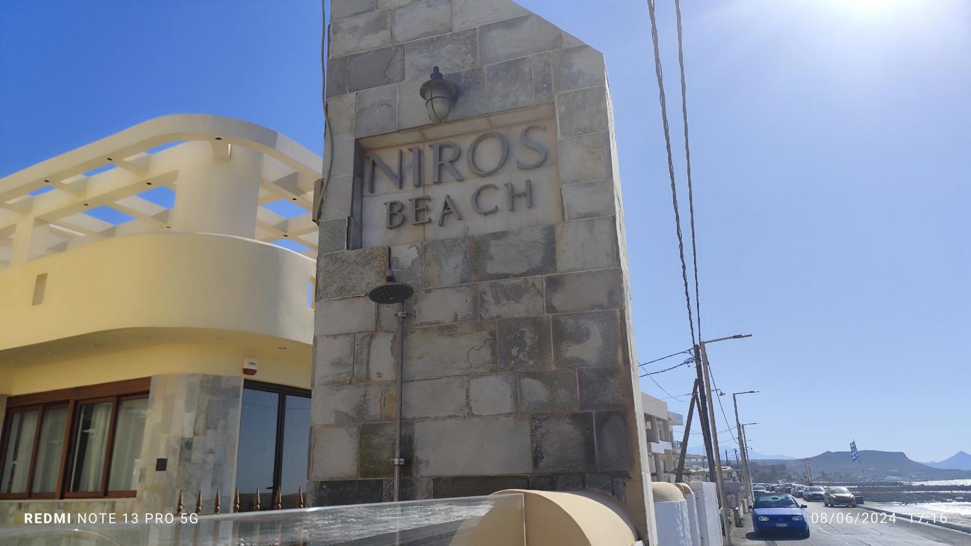 Niros Beachfront Aparthotel Kokkini Hani Buitenkant foto