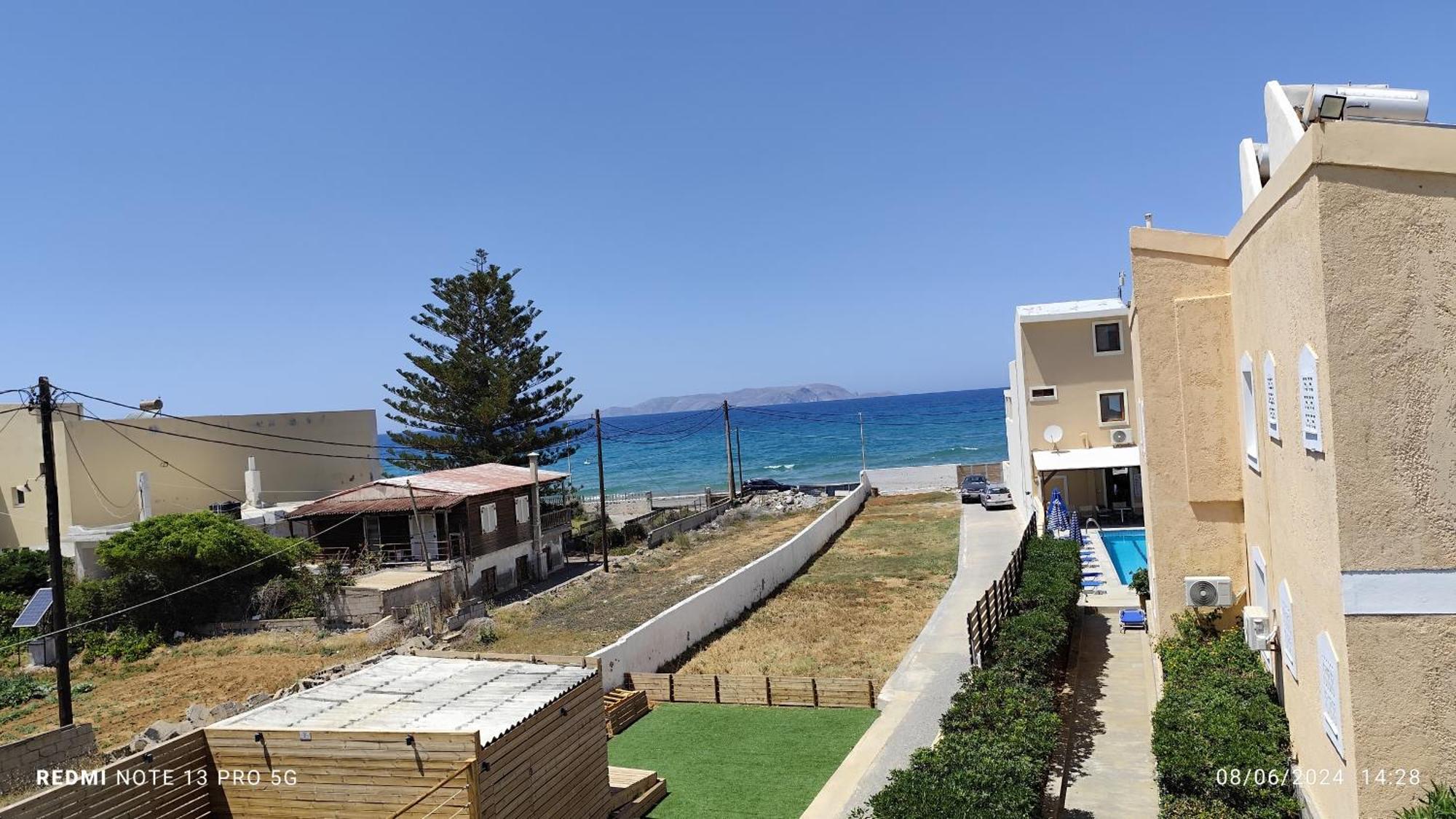 Niros Beachfront Aparthotel Kokkini Hani Buitenkant foto